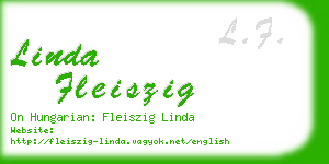 linda fleiszig business card